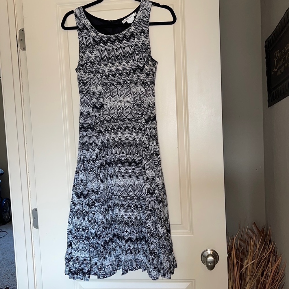 Black and white dress